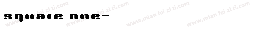 square one字体转换